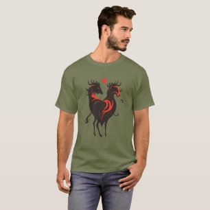 Heartfelt Connection - Animal Love Design T-Shirt