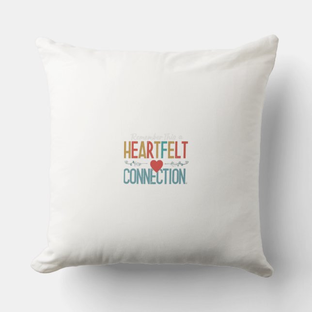 Heartfelt connection  cushion (Front)