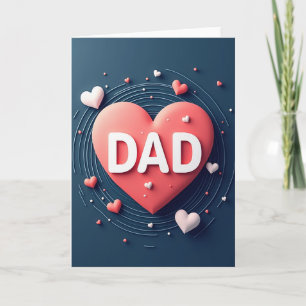 Heartfelt Dads Day Card