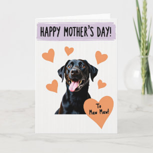 Heartfelt Dog Mum Day Card