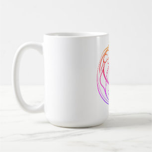 Heartfelt Embrace: Elegant Love Design Coffee Mug