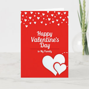 Heartfelt Family Valentines Card