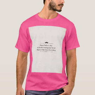 Heartfelt Father's Day Doodle Print T-Shirt