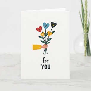 Heartfelt Floral For You Card