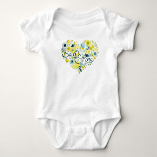Heartfelt Floral I Baby Bodysuit