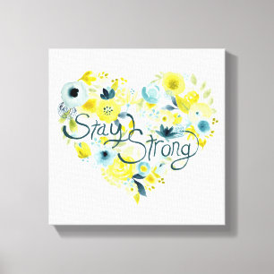 Heartfelt Floral I Canvas Print