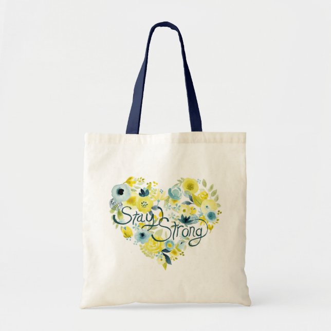 Heartfelt Floral I Tote Bag (Front)