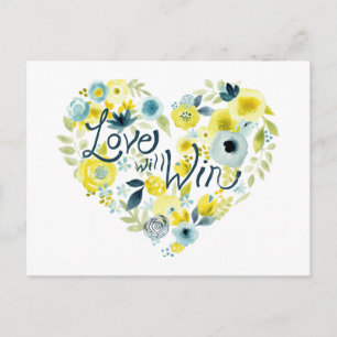 Heartfelt Floral II Postcard