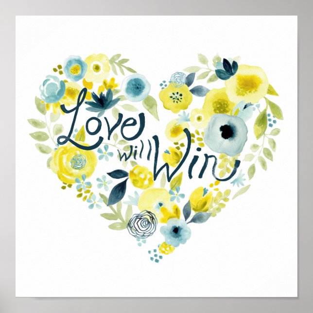 Heartfelt Floral II Poster (Front)