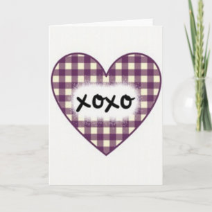Heartfelt Gingham Love Card