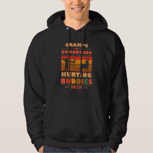 Heartfelt GRAMPS Grandkids Buddies For Life Huntin Hoodie