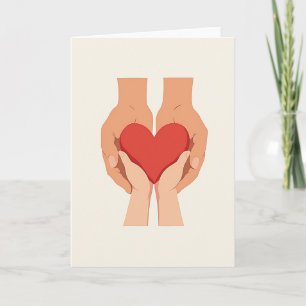 Heartfelt Hands Fathers Day Card