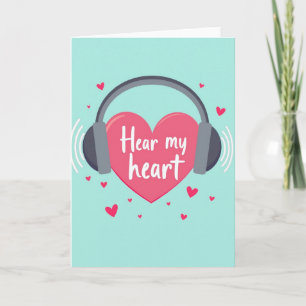 Heartfelt Headphones Card