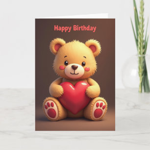 Heartfelt Heart Birthday Card