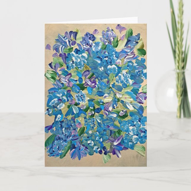 Heartfelt Hydrangea Note Cards (Front)