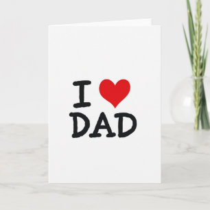 Heartfelt I Dad Card