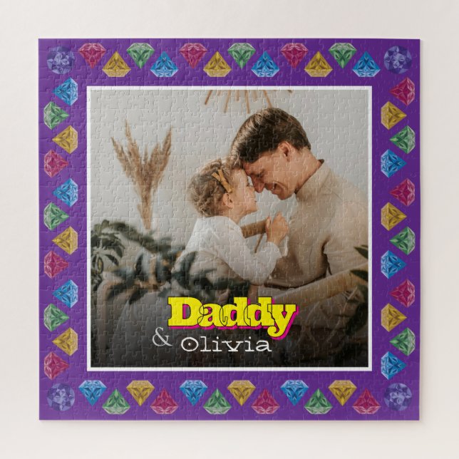 Heartfelt Keepsake for Dad – Personalised Photo Jigsaw Puzzle (Vertical)