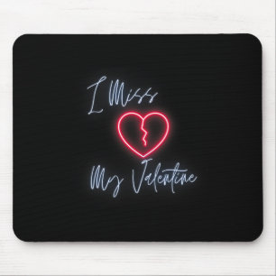 Heartfelt Longing i Miss My Valentine' Valentine's Mouse Pad