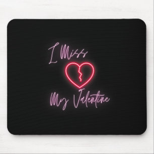 Heartfelt Longing i Miss My Valentine' Valentine's Mouse Pad