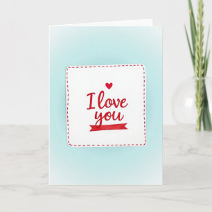 Heartfelt Love Keepsake Card