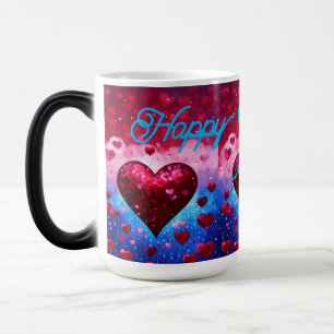 "Heartfelt Love Print Mug - Romantic Ceramic mug.