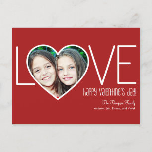 Heartfelt Love Valentine's Day Post Card