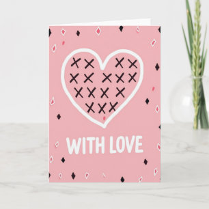 Heartfelt Love Xoxo Card