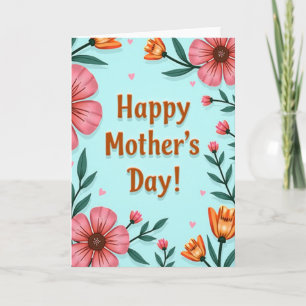 Heartfelt Moms Day Scene Card