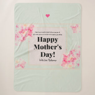Heartfelt Mother’s Day Gift For Mum From Daughter Sherpa Blanket