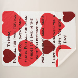 Heartfelt Mother's Day Blanket