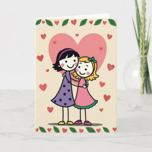 Heartfelt Mothers Day Sketch Card