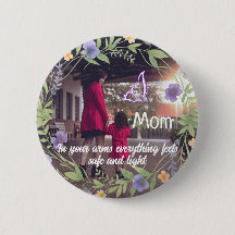 Heartfelt Mum Button Pin