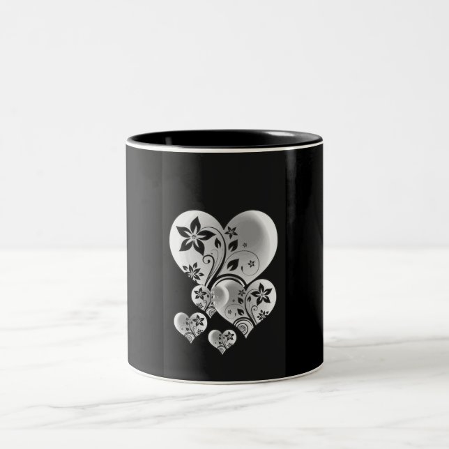 HEARTFELT OR EVEN "LOVE" Two-Tone COFFEE MUG (Center)