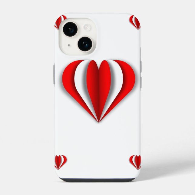 Heartfelt Origami iPhone Case (Back)