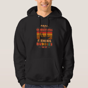 Heartfelt PAPA Granddaughters Buddies For Life Fis Hoodie