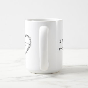 Heartfelt Paw Print Tribute Mug