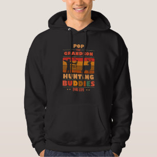 Heartfelt POP Grandson Buddies For Life Hunting Hoodie