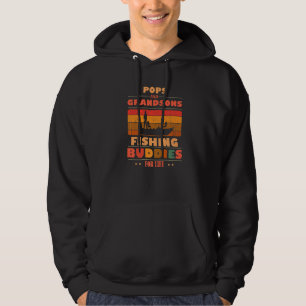 Heartfelt POPS Grandsons Buddies For Life Fishing Hoodie