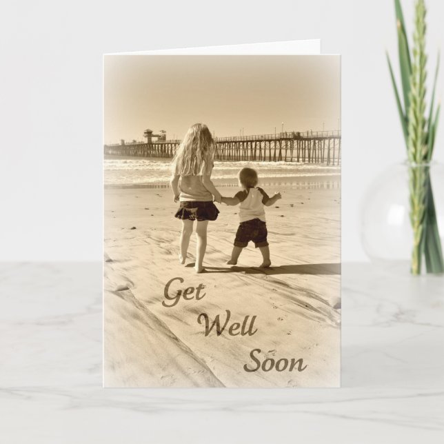 Heartfelt Recovery Wishes Card (Front)