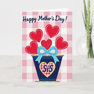 Heartfelt Sis Mothers Day Card