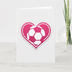 Heartfelt Soccer Love Card