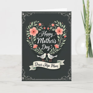 Heartfelt Step Mum Day Card