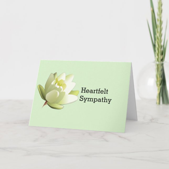Heartfelt Sympathy Card (Front)