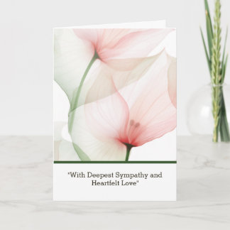 Heartfelt Sympathy Card with Comforting Scripture