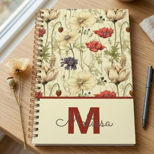 Heartfelt Terracotta Vintage Poppy Meadow Planner