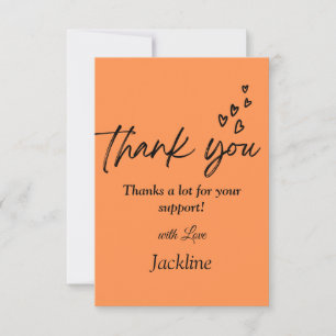 Heartfelt Thank You Card