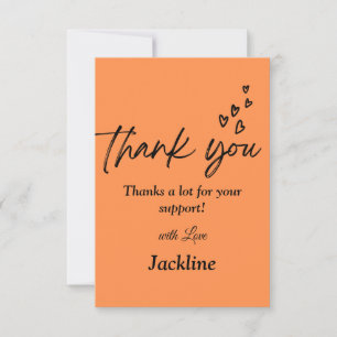 Heartfelt Thank You Card