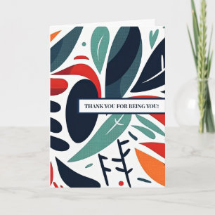 Heartfelt “Thank You for Being You” Card Option 2