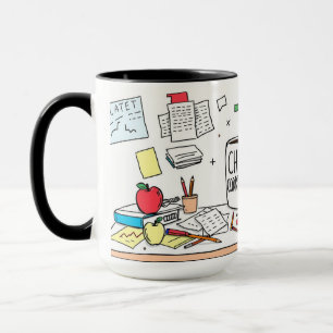 Heartfelt Thank You My Best Teacher Modern Script Mug