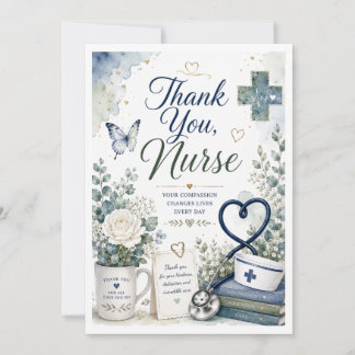 Heartfelt Thank You Nurse Appreciation Card